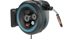 Gardena Batteridriven väggslanglåda PowerRoll 40 Meter - Solo