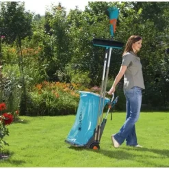 GARDENA Mobil Trädgårdsvagn - Metallram - Justerbar Väskhöjd - Max. 70 kg - Blå