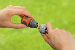 Gardena slangkoppling med vattenstopp 3/4