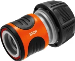 Gardena slangkoppling med vattenstopp 3/4