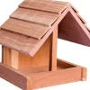 Garden&Fun Fågelmatare, cederträ, 15,5x13,5x14,5cm