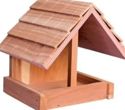 Garden&Fun Fågelmatare, cederträ, 15,5x13,5x14,5cm