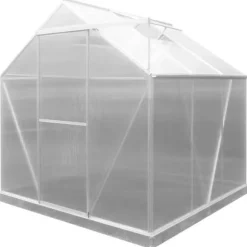 Gardiun Växthus Lunada 3 3.63m² Durchsichtig 193 x 188 x 190 cm