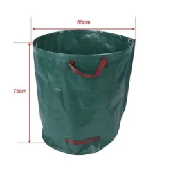 Garnaco® DEUBA | Set med 4 trädgårdspåsar - 280 liter, max. 50 kg | Ergonomiska handtag