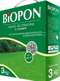 GÖDNINGSMEDEL - FÖR GRÄSMATTA MED MOSS 3 KG - BR BIO-1050