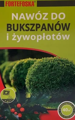 GÖDSEL FÖR BUKSTRÄD OCH HÄCKAR FORTEFOSKA 1 KG GRANULAT MYCKET EFFEKTIVT