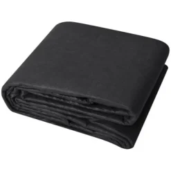 Geotextilväv, 3x30,5 m, Svart, Ovävd kraftig ogräsduk