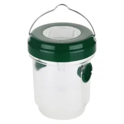 Getingfälla LED Solar flugfälla Insektsfångare Återanvändbar insektsfälla Grön