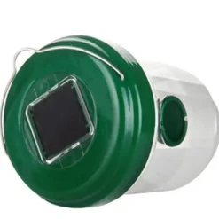 Getingfälla LED Solar flugfälla Insektsfångare Återanvändbar insektsfälla Grön