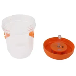 Getingfångare LED-soldrivna vattentäta bålgetingsfällor för getingfruktfluga Trädgårdsterrass Farmland Orange