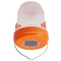 Getingfångare LED-soldrivna vattentäta bålgetingsfällor för getingfruktfluga Trädgårdsterrass Farmland Orange