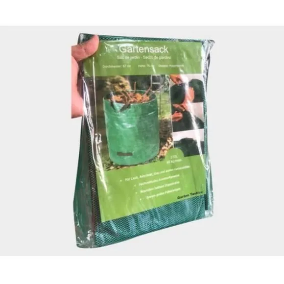 GK17880-2X Trädgårdspåsar 272L Rivsäkra Heavy Duty Trädgårdsavfallspåsar Trädgårdssoppåsar