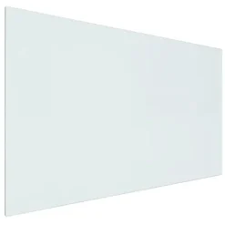 Glasskiva för öppen spis rektangulär 100x60 cm