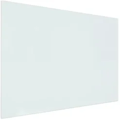 Glasskiva för öppen spis rektangulär 80x60 cm