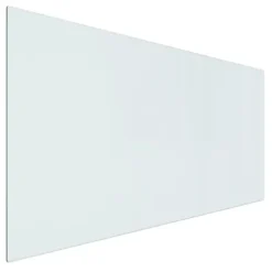 Glasskiva för öppen spis rektangulär 100x50 cm