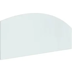 Glasskiva för öppen spis 120x50 cm