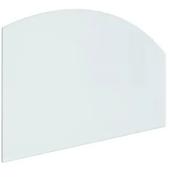 Glasskiva för öppen spis 100x60 cm