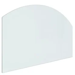 Glasskiva för öppen spis 80x50 cm