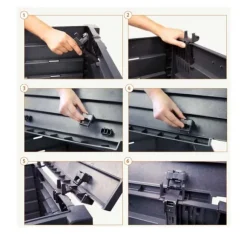 Gångjärnssats för THERMO-WOOD kompost