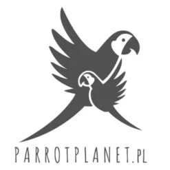 2GR | Dinosaurievattenkanna | Fågelvattenkanna | Vattenskål för papegojor och andra fåglar 20 ml | Vit