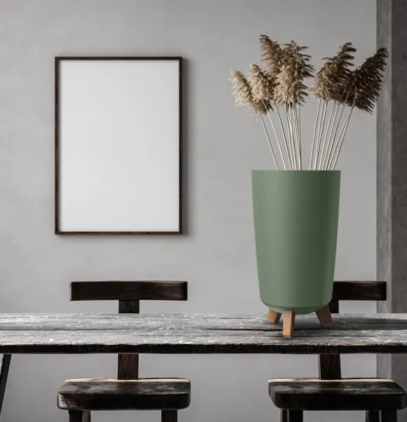 GRACIA TUBUS SLIM DGTL240 blomkruka på ben | Vit