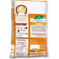 Grönsaksjord & Aromatiska växter - OR BRUN - OBRTARO6U - 6L - Snabb tillväxt