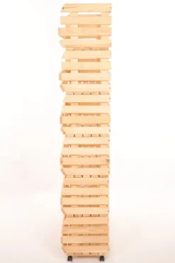 Grönsakslådor på hjul RAWA /bredd 77cm - Naturlig