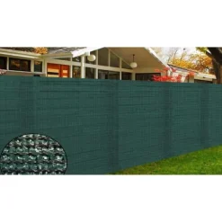 Grönt maskeringsnät, 50 m, för 1,5 m staket