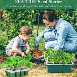 Groning sbrickor för plantor - Plantbrickor för plantor med fuktkupol