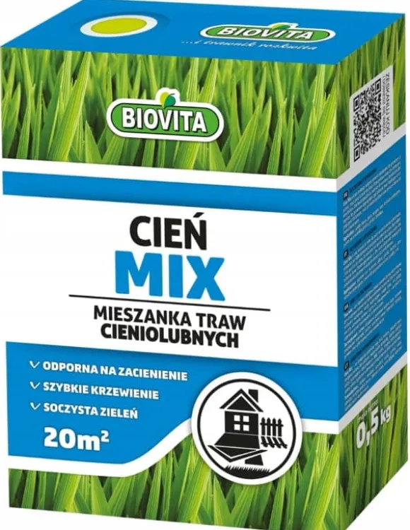 Gräsblandning Cieńmix 0,5 kg Gräsmatta för skuggade platser, skuggtålig