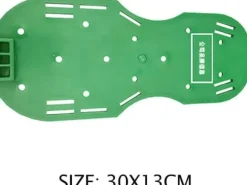 Gräsmatteluftare Skor 1 par - Spikskor för Trädgårdsarbete, Grön, 42 mm Spikdjup