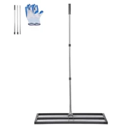 Gräsmatteutjämnare - Handhållen jordutjämnare - Justerbart handtag 213,1 cm - Platta 91,4x25,4 cm - Rostbeständig metall - Ergonomisk - För golfgreen | CDON