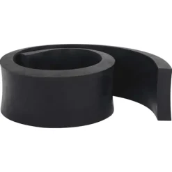Gummikant för snöplog svart 100x8x2 cm