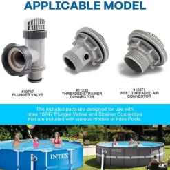 Gummipackningar för Intex Poolstolpar, 2-pack