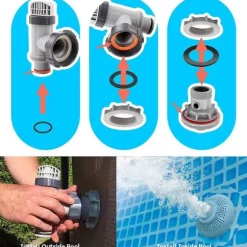 Gummipackningar för Intex Poolstolpar, 2-pack