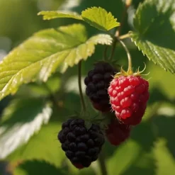 Hallonväxt - Set om 2 - Rubus idaeus 'Malling Promise' - Höjd 50-60cm - ⌀15cm