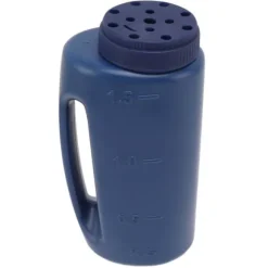 Handhållen gödselspridare Handhållen gräsfröspridare Grödspridning Saltsåddkruka Blå