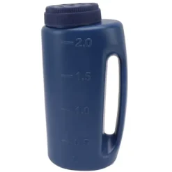 Handhållen gödselspridare Handhållen gräsfröspridare Grödspridning Saltsåddkruka Blå