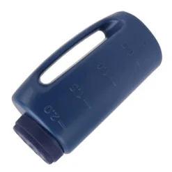 Handhållen gödselspridare Handhållen gräsfröspridare Grödspridning Saltsåddkruka Blå