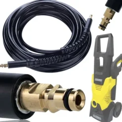 Högtrycksslang 10m Click-Click för Kärcher K2 K3 K4 K5 K6 K7 högtryckstvätt