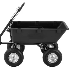 hillvert - Trädgårdsvagn - Tippbar - 550 kg - 150 L
