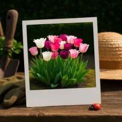 Hjärta av exotism blomsterlökar - Tulpaner Tulipa Pastel Mix (12 stycken) diameter 11-12cm