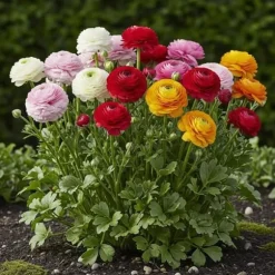 Hjärta av exotism blomsterlökar - Ranunkel Ranunculus färgmix (40 stycken) diameter 5-6cm