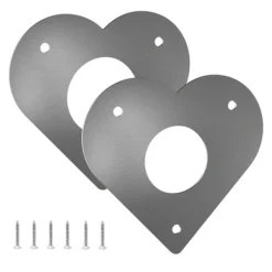 Hjärtformad fågelholksskyddsplatta