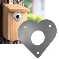Hjärtformad fågelholksskyddsplatta
