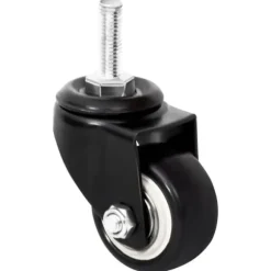 Hjul till odlingslåda - Slitstarka järnhjul för enkel flytt | Färg: Svart | Storlek: 8x3,5x8 cm