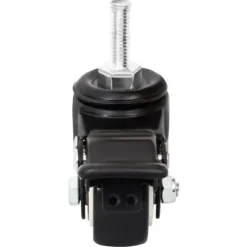 Hjul till odlingslåda - Slitstarka järnhjul för enkel flytt | Färg: Svart | Storlek: 8x3,5x8 cm