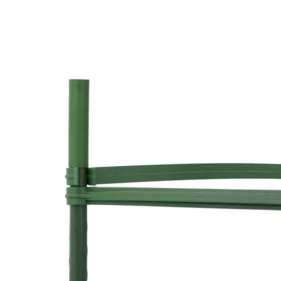 Hållbar tomatbur av stål - Justerbart stöd för växter | Färg: Grön | Storlek: 154 cm | 6 st