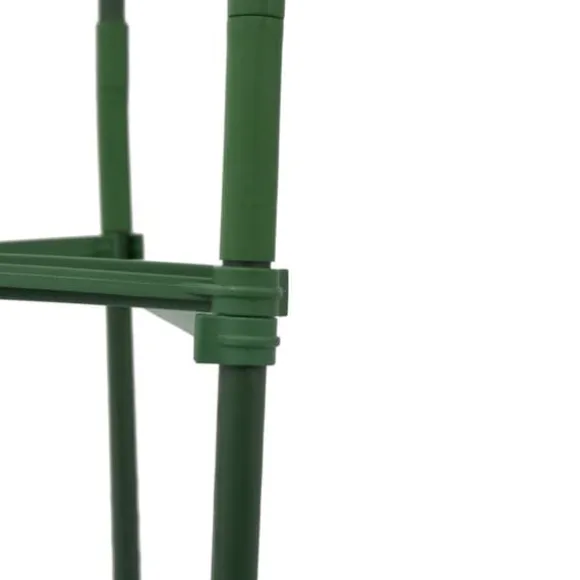 Hållbar tomatbur av stål - Justerbart stöd för växter | Färg: Grön | Storlek: 154 cm | 6 st