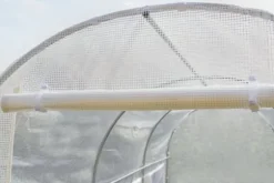 Hållbart 10m² hobbyväxthus med UV-4-filter & ventilationsfönster för optimal växttillväxt